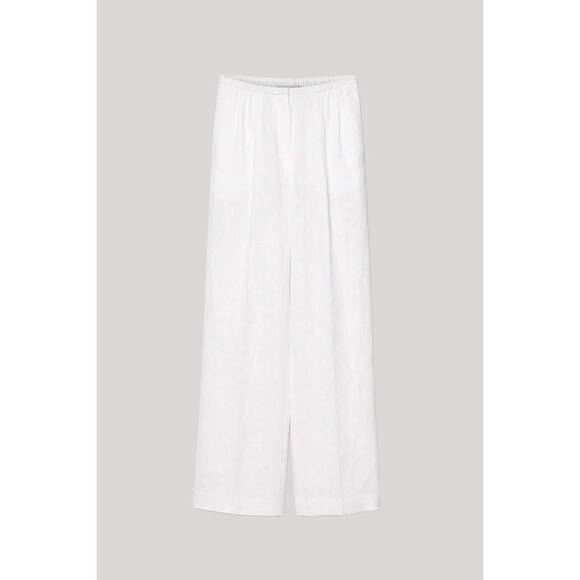 FORTE FORTE Pants - NEW FORTE FORTE women's chic linen gauze trouser in crystal